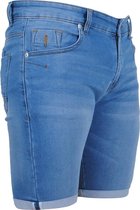 New Republic - Heren Short - Stretch Denim - Bleach Blue