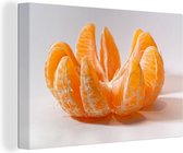 Canvas Schilderij Sinaasappel - Fruit - Oranje - 60x40 cm - Wanddecoratie