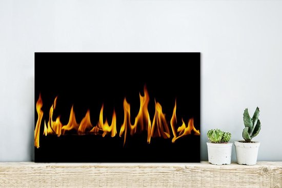 Image d'une petite flamme sur toile 30x20 cm - petit - Tirage photo sur toile (Décoration murale salon / chambre)