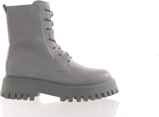 BRONX dames veterboot Groov-y 47283 - grijs - maat 36