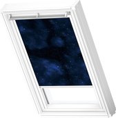 VELUX Origineel Verduisterend Rolgordijn (DKL) Wit Kozijn, UK08, Universe