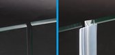 Douche strip 8 mm - badkamer - douchedeur - water - vocht - siliconen - schimmel - onderhoud
