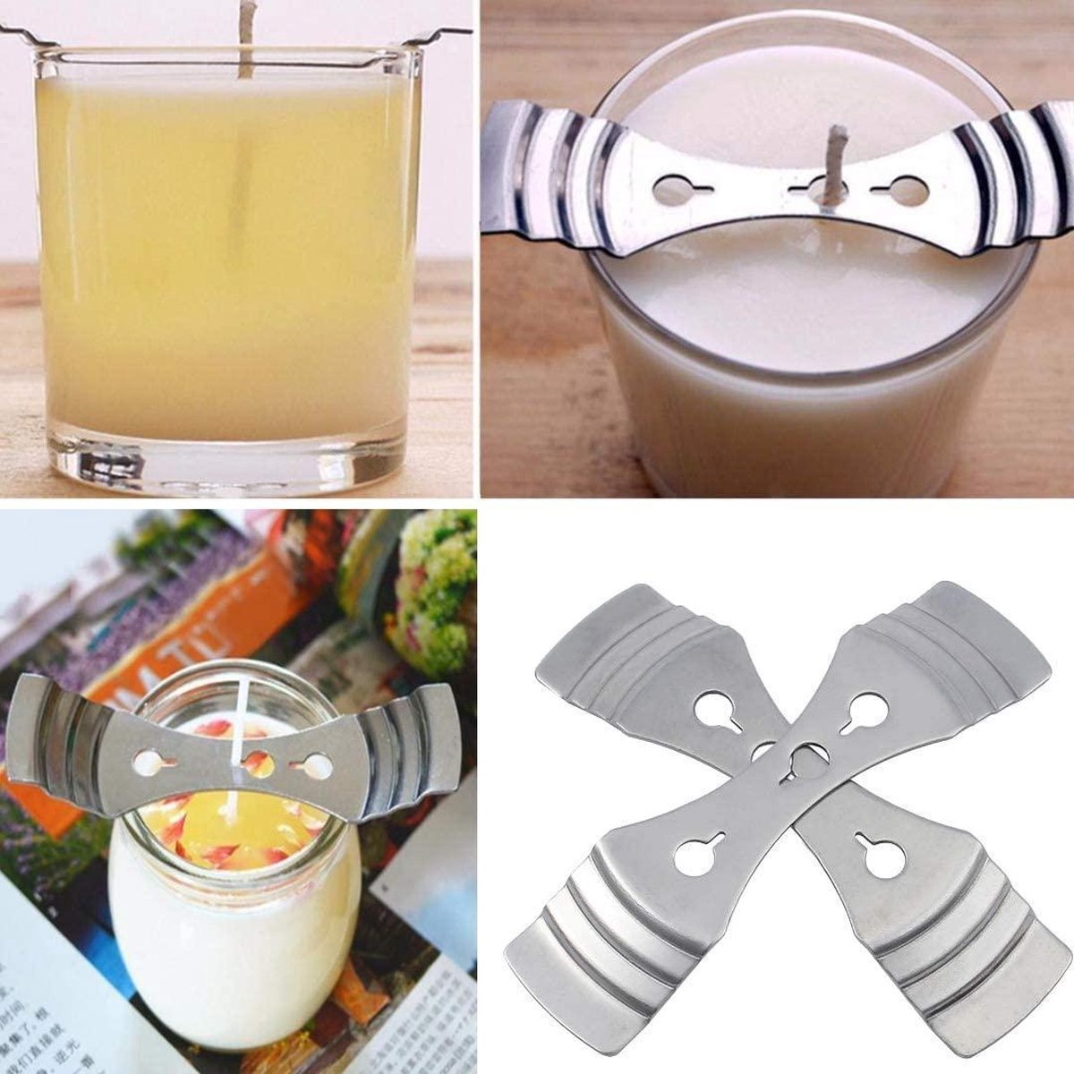 Candle making kit - Kaarsen maken set - Kaarsen maken voor volwassenen - Kaarsen maken kinderen - zelf kaarsen maken - Candle kit - Kaarsenlont — afbeelding 3