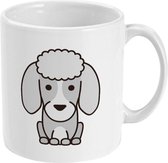 MUGZ - Cute Dogs - Mok - Theemok - Koffiemok - Theebeker - Koffiebeker - Cute Dogs French Poodle