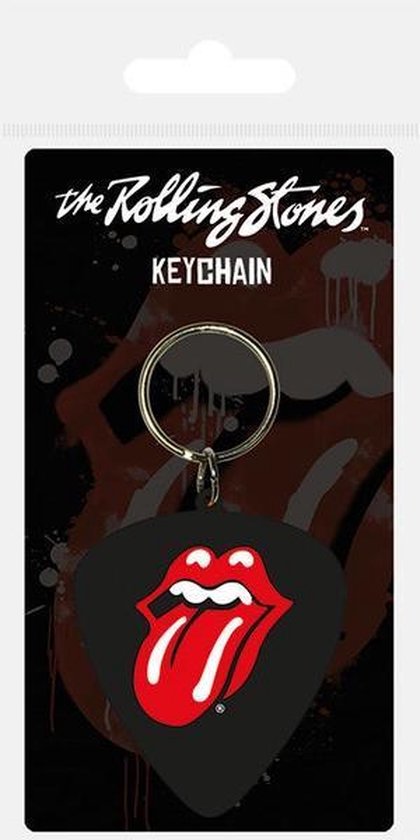 The Rolling Stones Rolling Stones Plectrum - Rubberen Sleutelhanger