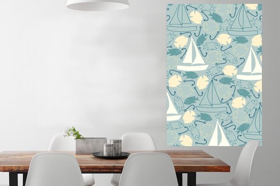 Motif voilier 80x120 cm / Poster Fleurs