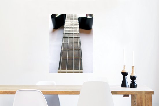 Poster Le cou d'une guitare basse 60x80 cm - Tirage photo sur Poster (décoration murale salon / chambre)
