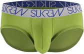 Sukrew - Apex Brief Army Green/Grey - Maat XL - Heren Ondergoed - Heren Slip - Mannen Slip