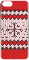 FLAVR Kerst Case Ugly Xmas Sweater hoesje kersttrui iPhone 7 8 SE 2020 SE 2022 - Rood