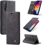 Caseme - Samsung Galaxy A30s - Retro Wallet Case - Zwart