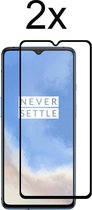 OnePlus 7T Screenprotector - Beschermglas OnePlus 7T Screen Protector - Full cover - 2 stuks