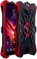 Voor Asus ROG Phone 3 ZS661KS Hammer II schokbestendige metalen beschermhoes (zwart rood)