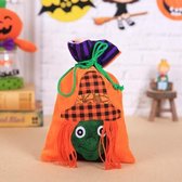 3 STUKS Halloween Decoratie Candy Bag Fluwelen Gift Bag (WS72 Witch)