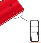 Simkaarthouder + Simkaarthouder + Micro SD-kaarthouder voor Huawei Enjoy Max (goud)