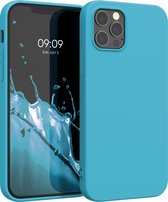 kwmobile telefoonhoesje voor Apple iPhone 12 Pro Max - Hoesje voor smartphone - Back cover in ijsblauw