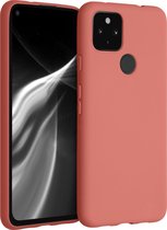 kwmobile telefoonhoesje voor Google Pixel 4a 5G - Hoesje voor smartphone - Back cover in perzik roze