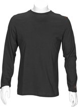 T'RIFFIC® EGO T-shirt Lange mouw Single jersey 100% katoen Zwart size 4XL