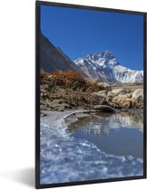 Affiche avec cadre (Camp de base) Everest au Tibet - 20x30 cm
