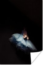 Poster Hangende tutu en balletschoenen - 20x30 cm