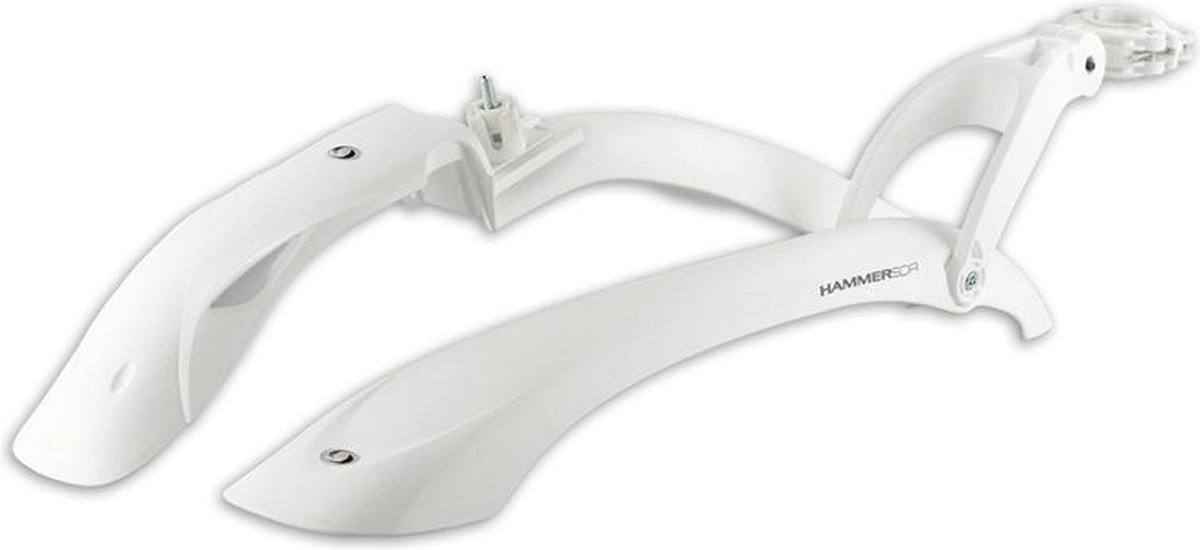 Simpla Spatbordenset Hammer Pro 24 - 29 Inch Wit