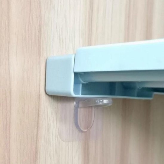 FSW Products – 4x Transparante Zelfklevende Plankdragers – Kunststof Kastplank Haken – Geen Boren Nodig