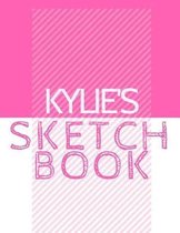 Kylie's Sketchbook: Personalized Crayon Sketchbook with Name