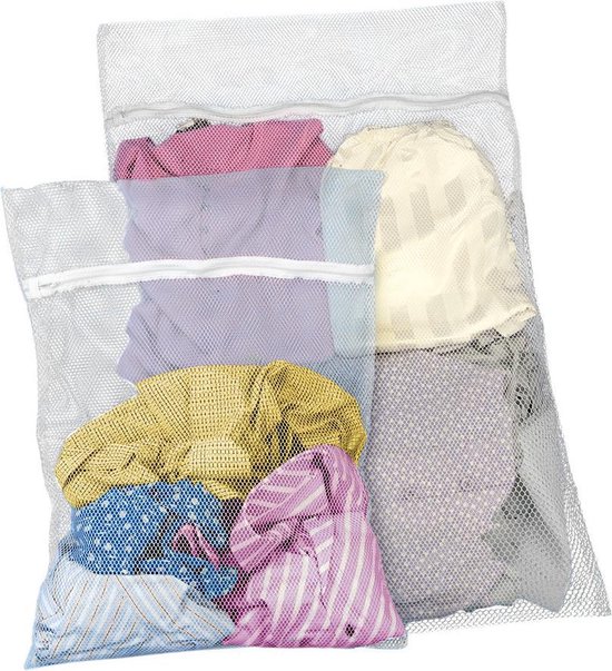 Filets à Filets à linge Metaltex 32-47 X 47- 75 Cm Wit polyester deux pièces