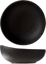 Cosy and Trendy Blackstone - Bol - Zwart - D12cm - Porcelaine - (lot de 6)