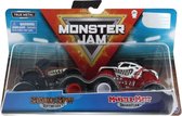 Monster Jam 1:64 Die-cast Color Change 2-pack Alien Invasion & Soldier Fortune