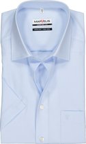 MARVELIS comfort fit overhemd - korte mouw - lichtblauw - Strijkvrij - Boordmaat: 47