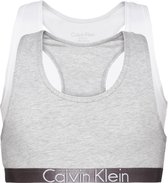 Calvin Klein Meisjes 2Pack Bralette Grijs/Wit-128/140