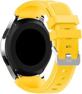 Geschikt voor Polar Vantage M silicone band - geel - 46mm