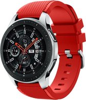 Geschikt voor Samsung Galaxy Watch silicone bandje - rood - 45mm / 46mm