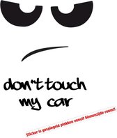 Stickerloods Don't Touch My Car Sticker -autodecal- autoraamsticker-