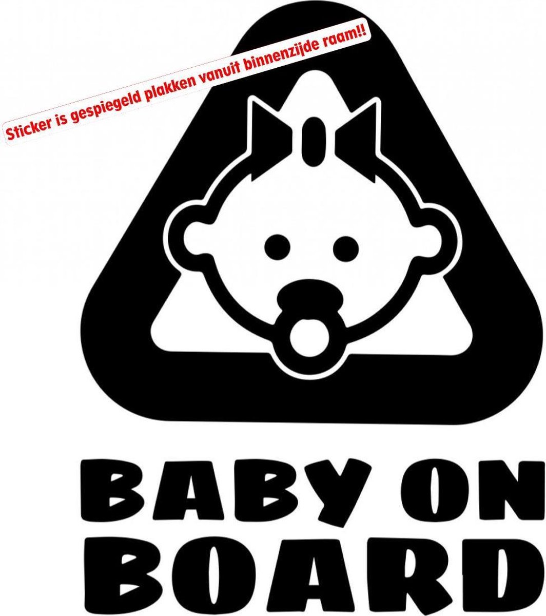Stickerloods Baby On Board Sticker -autodecal- autoraamsticker-Baby
