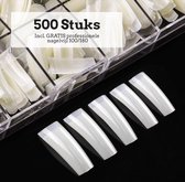 Nagel Tips Eldur - Kunstnagel Set 500 Stuks wit - Acryl en Gel - 500 stuks French Nail tips