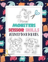 Monsters Scissor Skills Activity Book for Kids