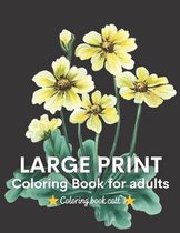 Large Print Coloring Book