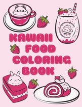 Kawaii food coloring book