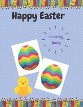 Happy Easter Coloring Book