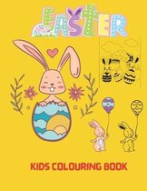 Easter kids colouring book