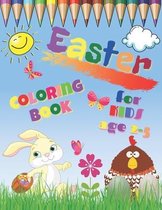 Easter Coloring Book For Kids Ages 2-5