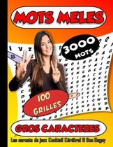 MOTS MELES 100 Grilles 3000 Mots Les Carnets de Jeux Cocktail Cérébral & Bon Bagay Gros Caractères