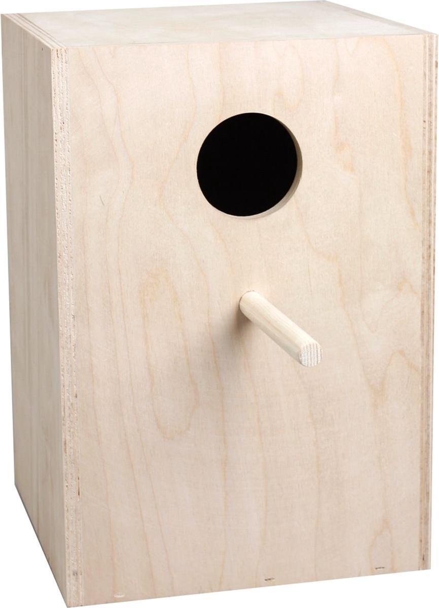 Nestkast Valkparkieten Verticaal - Bruin - 22 x 22 x 32 cm
