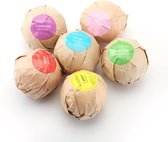 6 Bruisballen voor bad - Bath bombs - Badzeep - Bruisballen set - Zero waste - Bruistablet