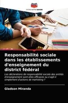 Responsabilité sociale dans les établissements d'enseignement du district fédéral
