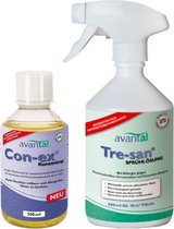 Tre-san & Con-ex  - Biologische - anti huisstofmijt / huismijt spray & wasmiddel additief - elke was