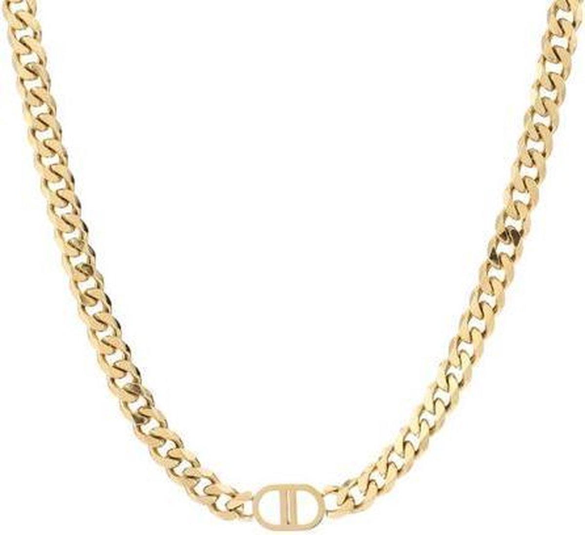 Michelle Bijoux Ketting Eternity Schakels Groot Goud JE12859