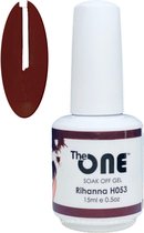 The One Pro - Gellak 15ml - kleur Rhianna Bruin H053