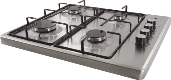 Plaque de Cuisson 4 Feux Gaz Inox Kit-M